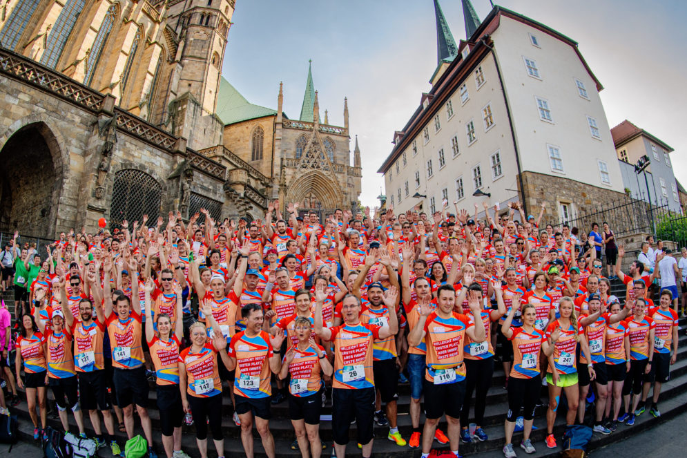 Gruppenfoto "Team-Bildung" beim RUN 2022