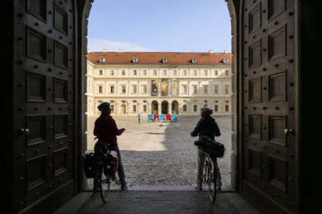 Weimar Ilmtalradweg Stadtschloss